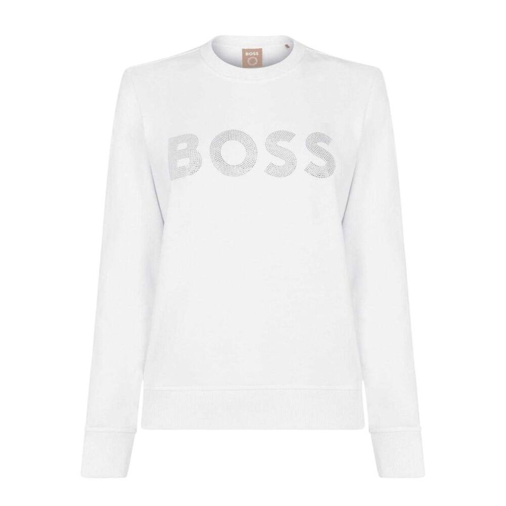 Boss Womens/Ladies Logo Sweatshirt / White
